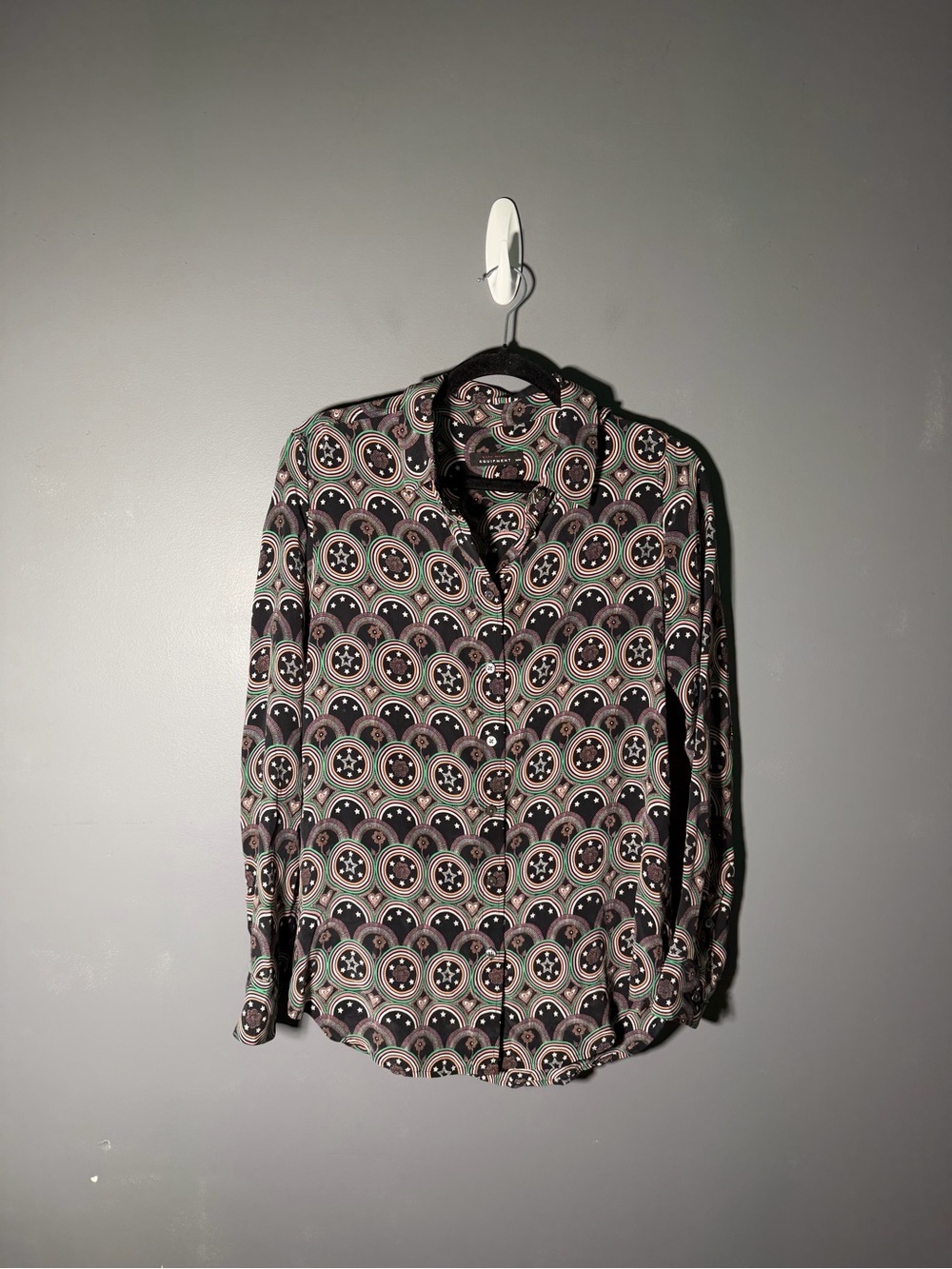 Equipment x Kate Moss Silk Blouse Size Medium